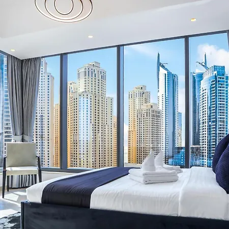 Panoramic Luxe 1Br With Breathtaking Views At Dubai Marina Near Jbr - Silverene Towers Exterior photo